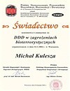 Świadectwo uczestnictwa w seminarium nt. DDD w zagrożeniach bioterrorystycznych. Świadectwo uczestnictwa w seminarium nt. DDD w zagrożeniach bioterrorystycznych.