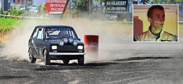 Przejazd Dawida Piotrowskiego podczas Motorsport Show